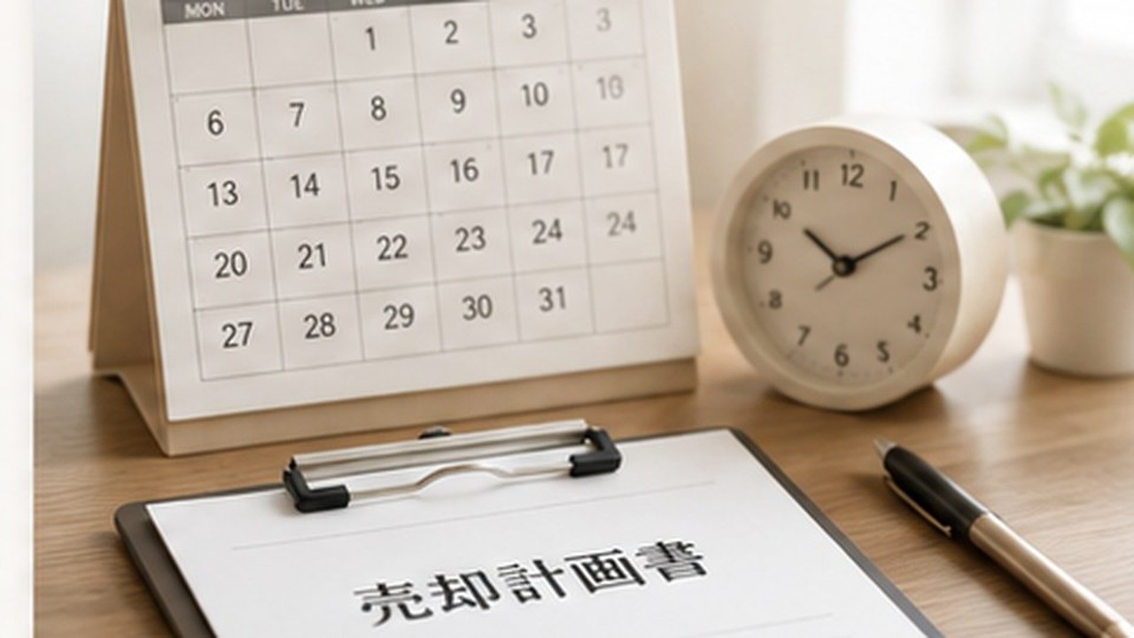 期限と価格を整理して早期売却の計画を立てるイメージ